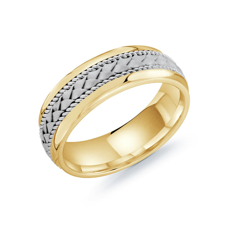 Mardini Prestige - Braided 7MM Gold Ring