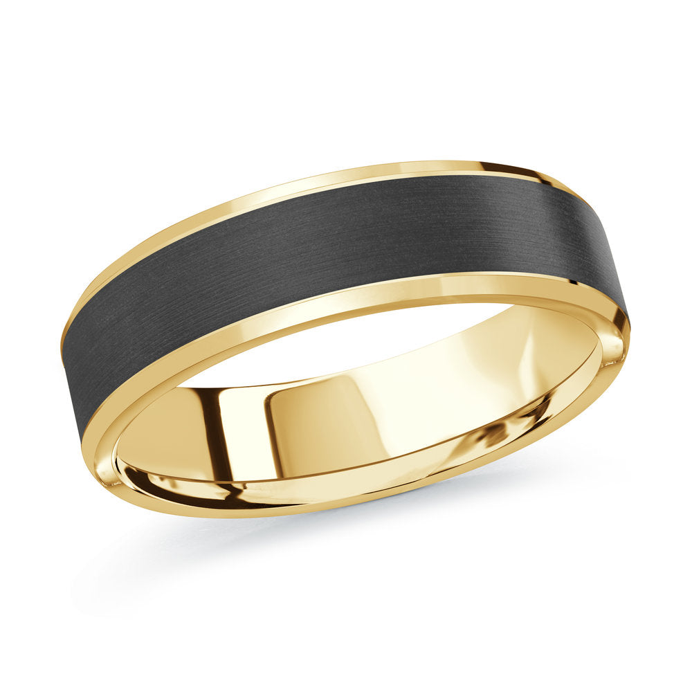 Mardini Noir - Satin Carbon Fiber and 14K Ring