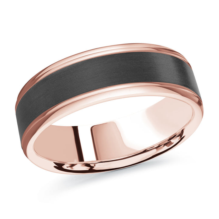 Mardini Noir - Satin Carbon Fiber and 14K Ring