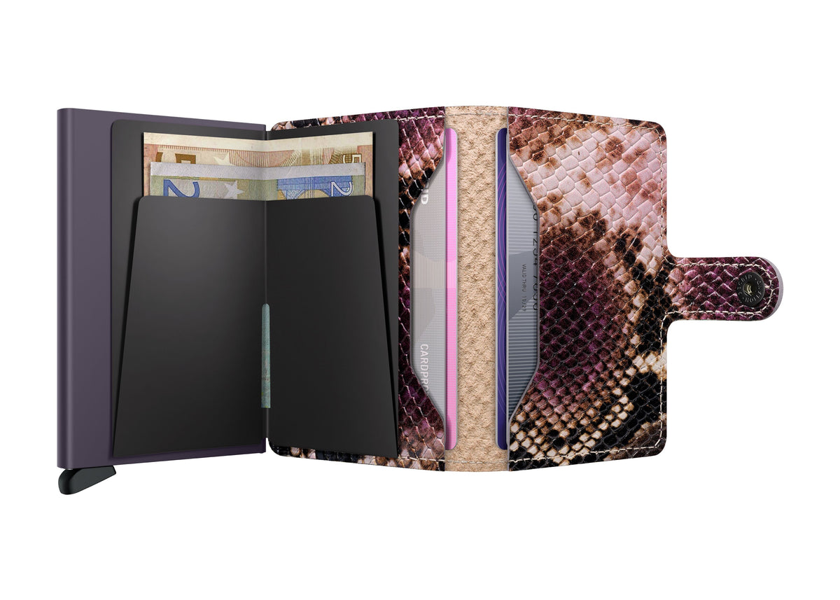 Miniwallet - Serpent Purple