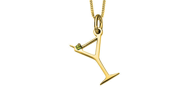 Diamond Days Martini Glass Diamond Pendant