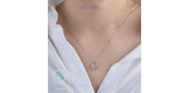 Lab-Grown Pulse Diamond Pendant, 0.30TDW