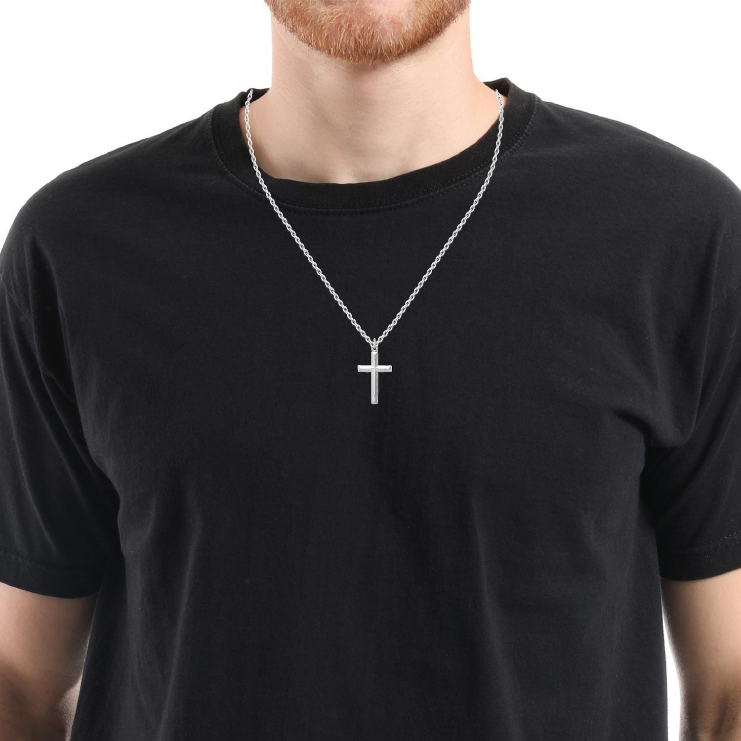 925 sterling silver cross pend