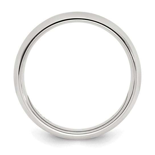 3MM Comfort Fit Sterling Silver Domed Band, size 6.0