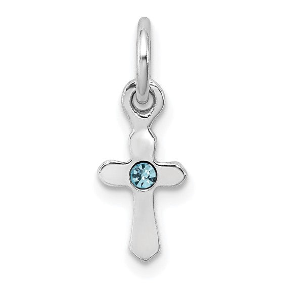 Child's March Birthstone Pendant
