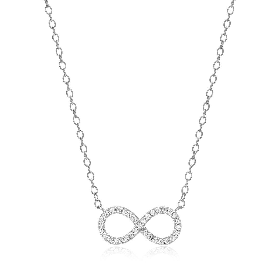 Lab-Grown Diamond Infinity Necklace