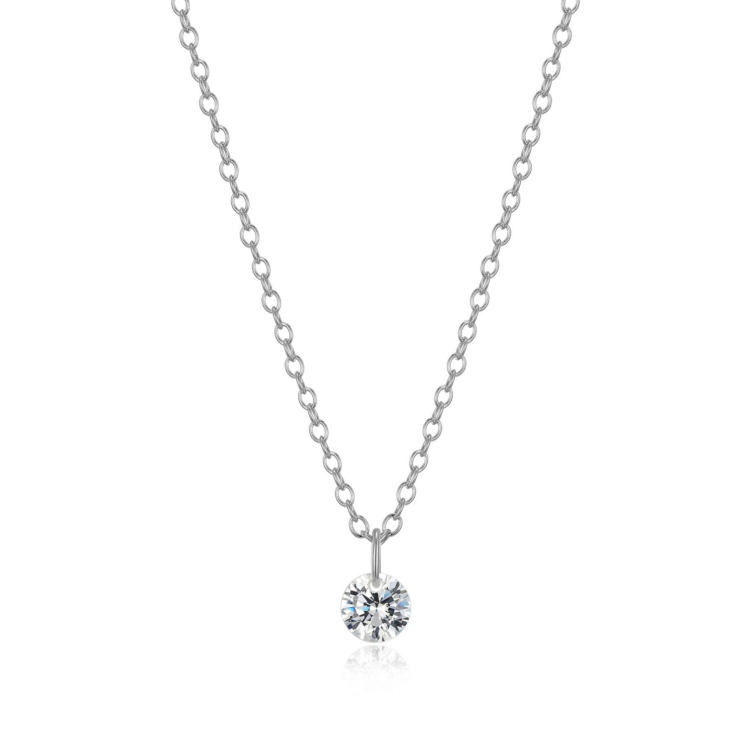 4.5mm Diamondlite CZ Pendant.