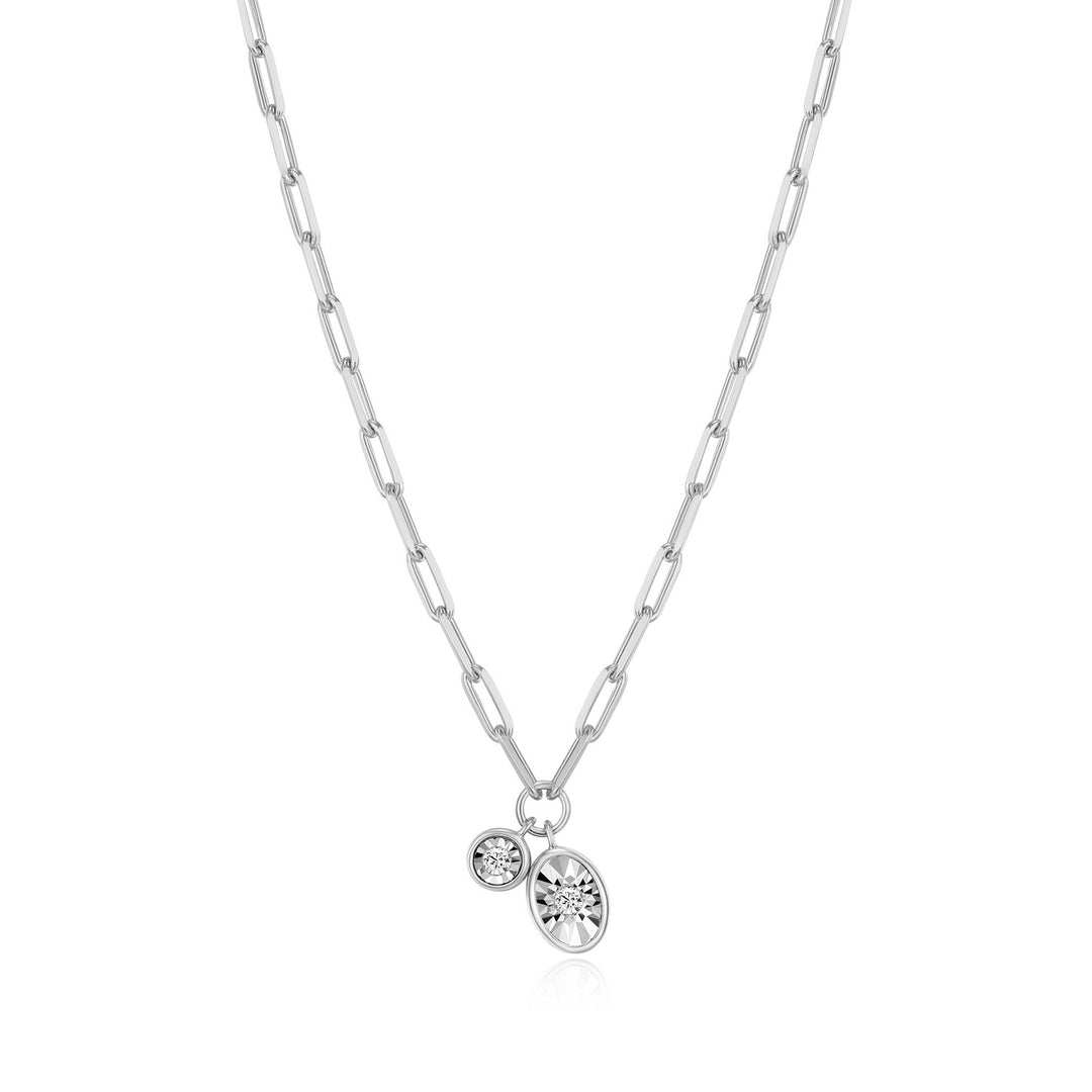 Lab-created Diamond Pendant.