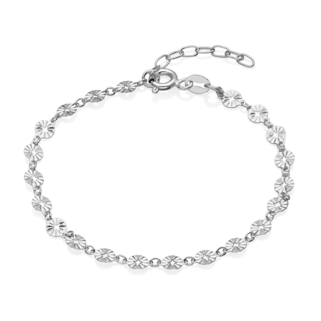 Round Petal Chain Bracelet