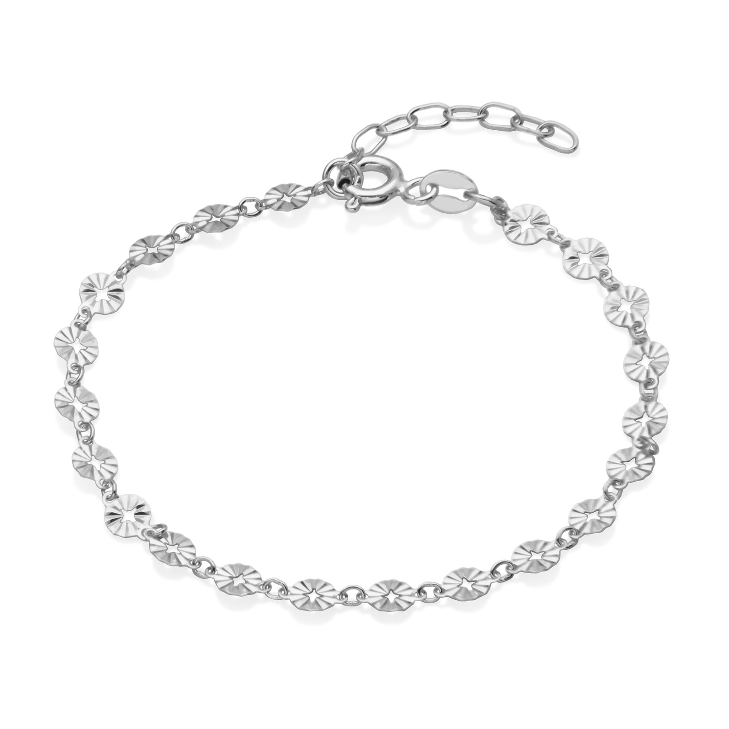 Round Petal Chain Bracelet