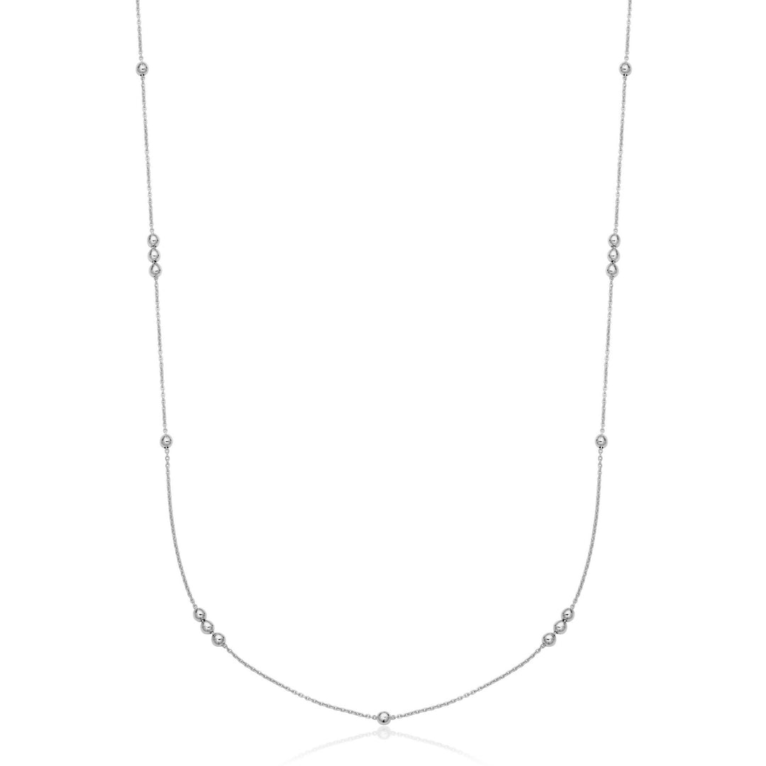Reign 3mm sterling silver bead