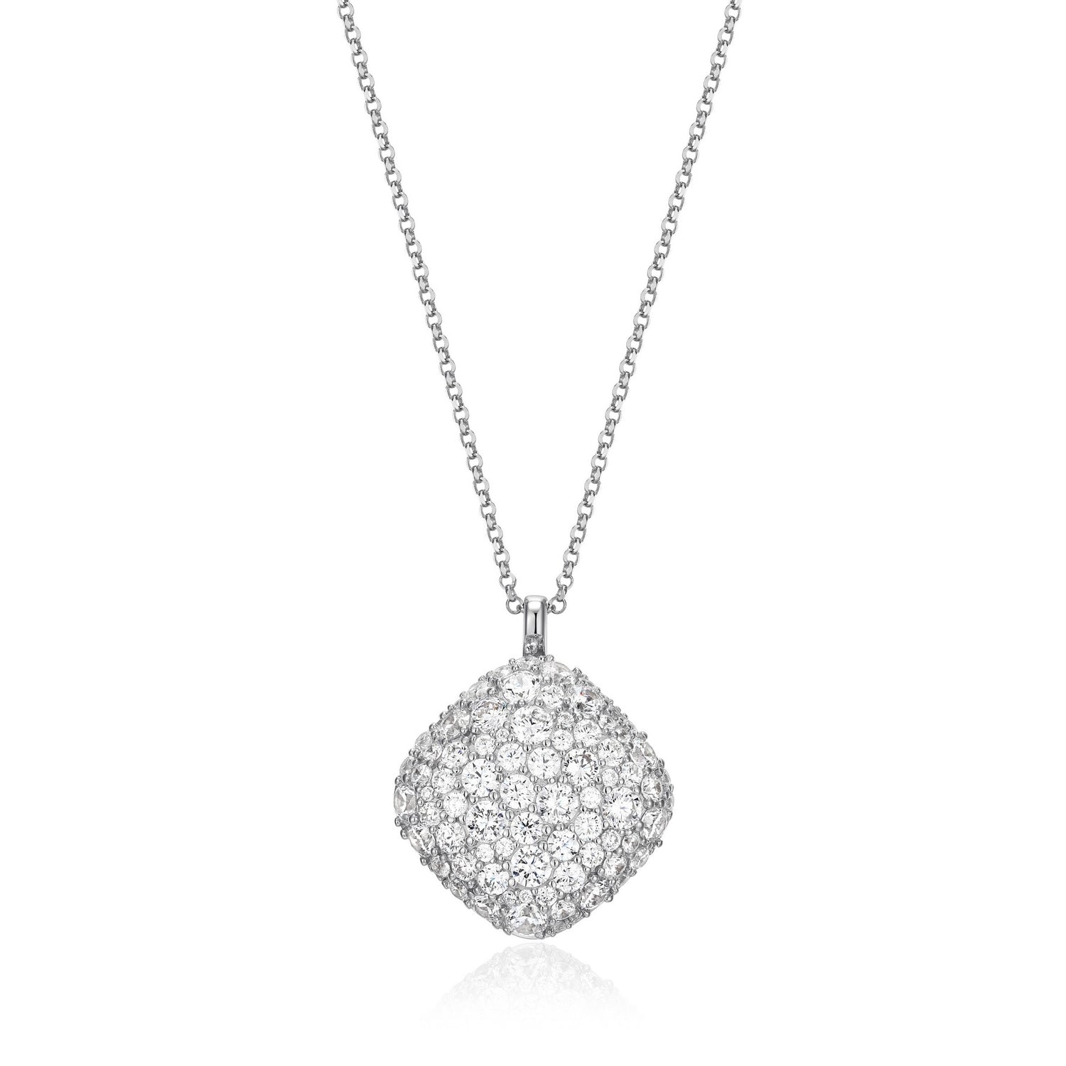 ELLE rhodium-plated sterling s