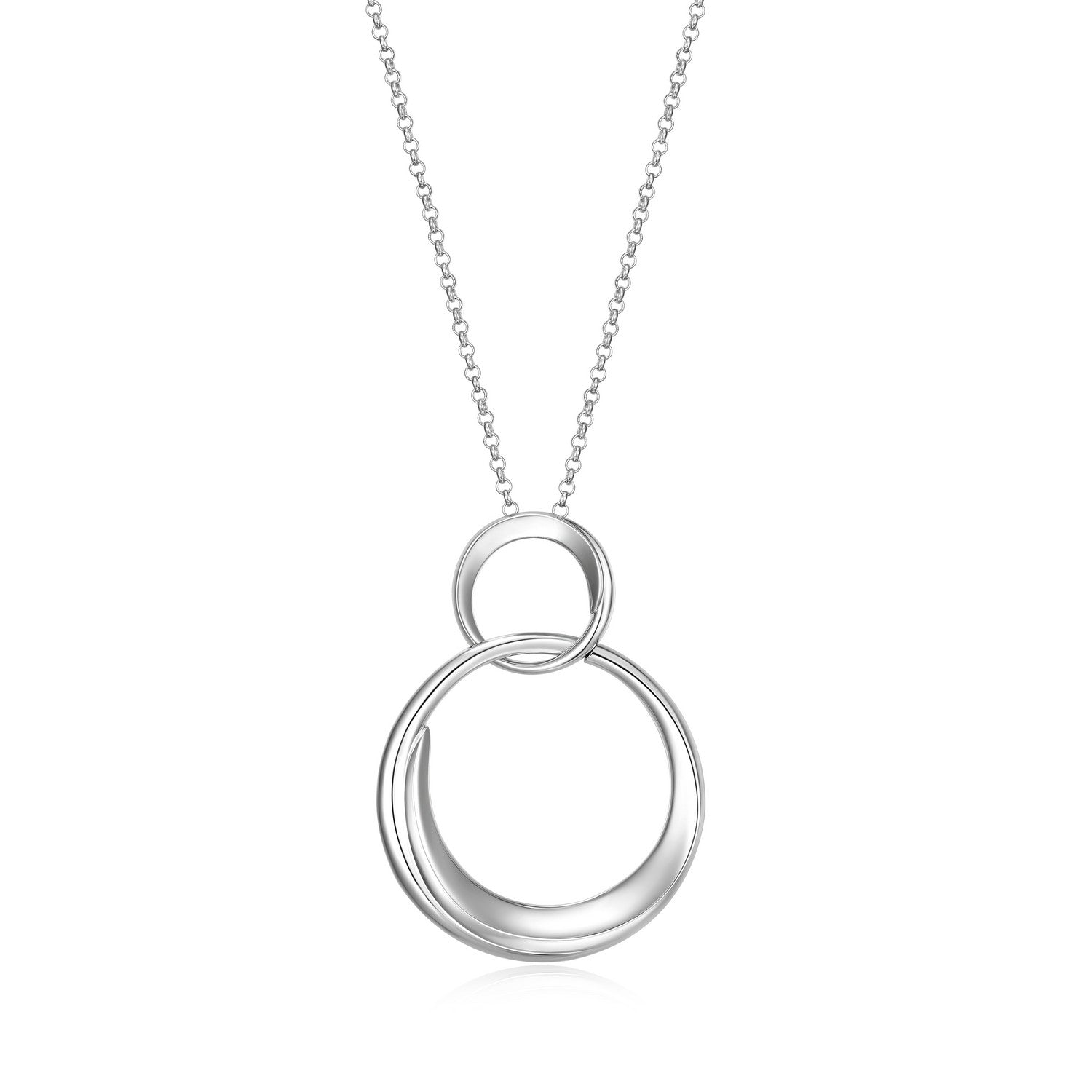 20x40mm Linked Circle Pendant.