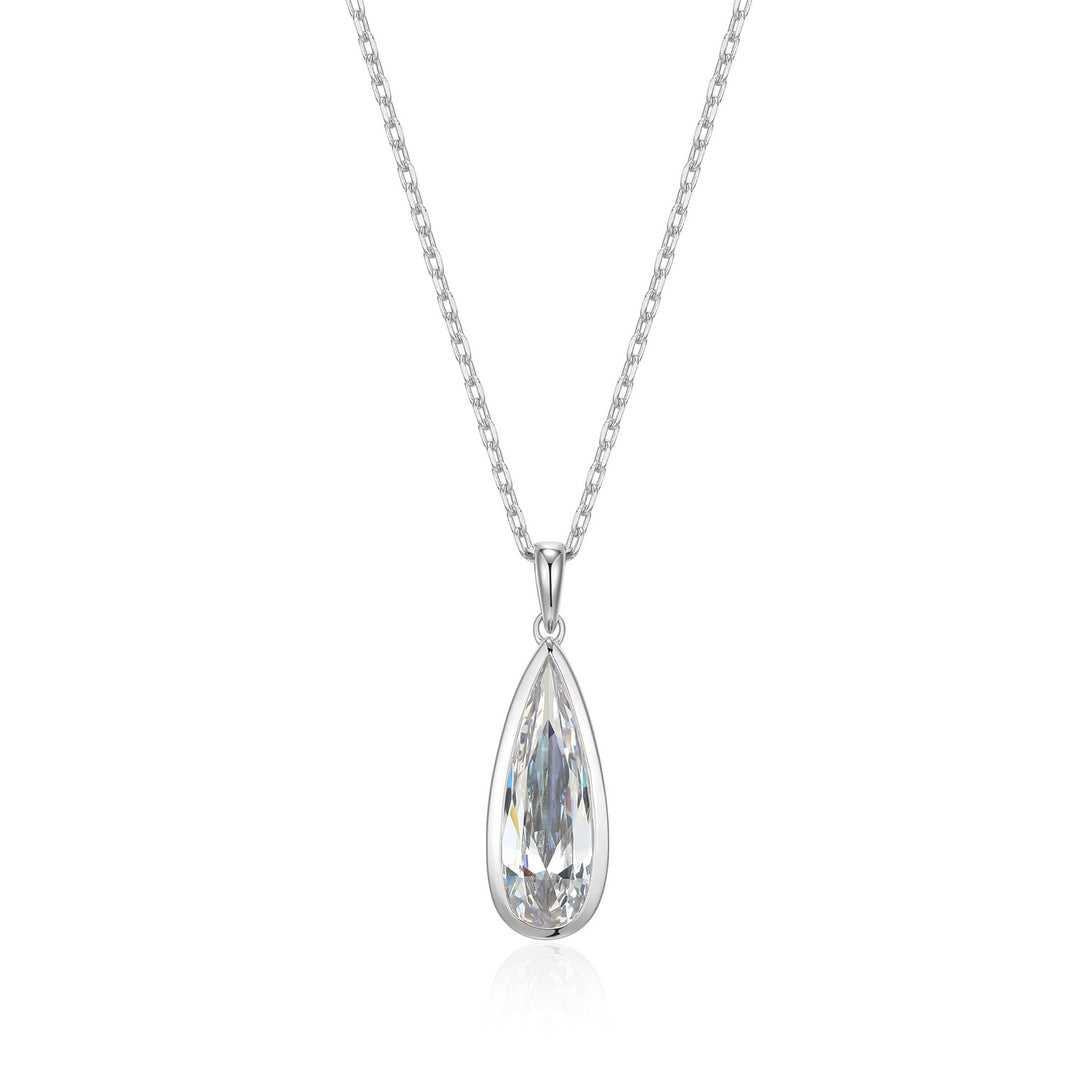 Tulip Inspired Long Drop Pendant