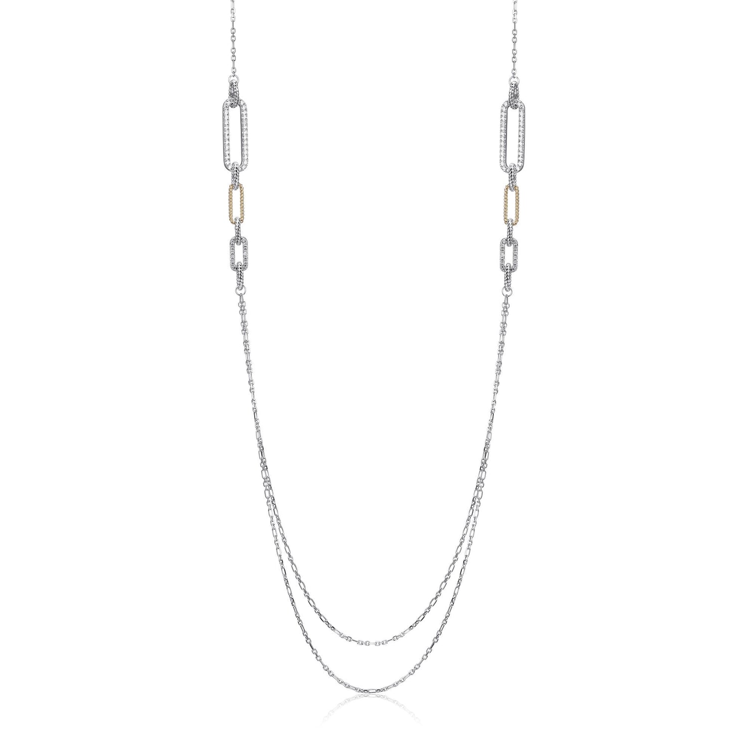 Charles Garnier Two Tone Double Chain