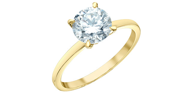 14k 1.50ct Solitare Ring