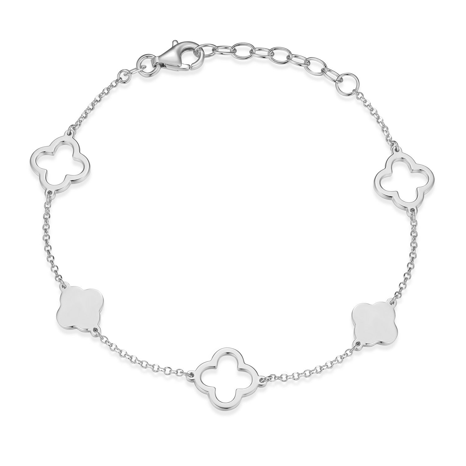 Lucky Clover Station Bracelet