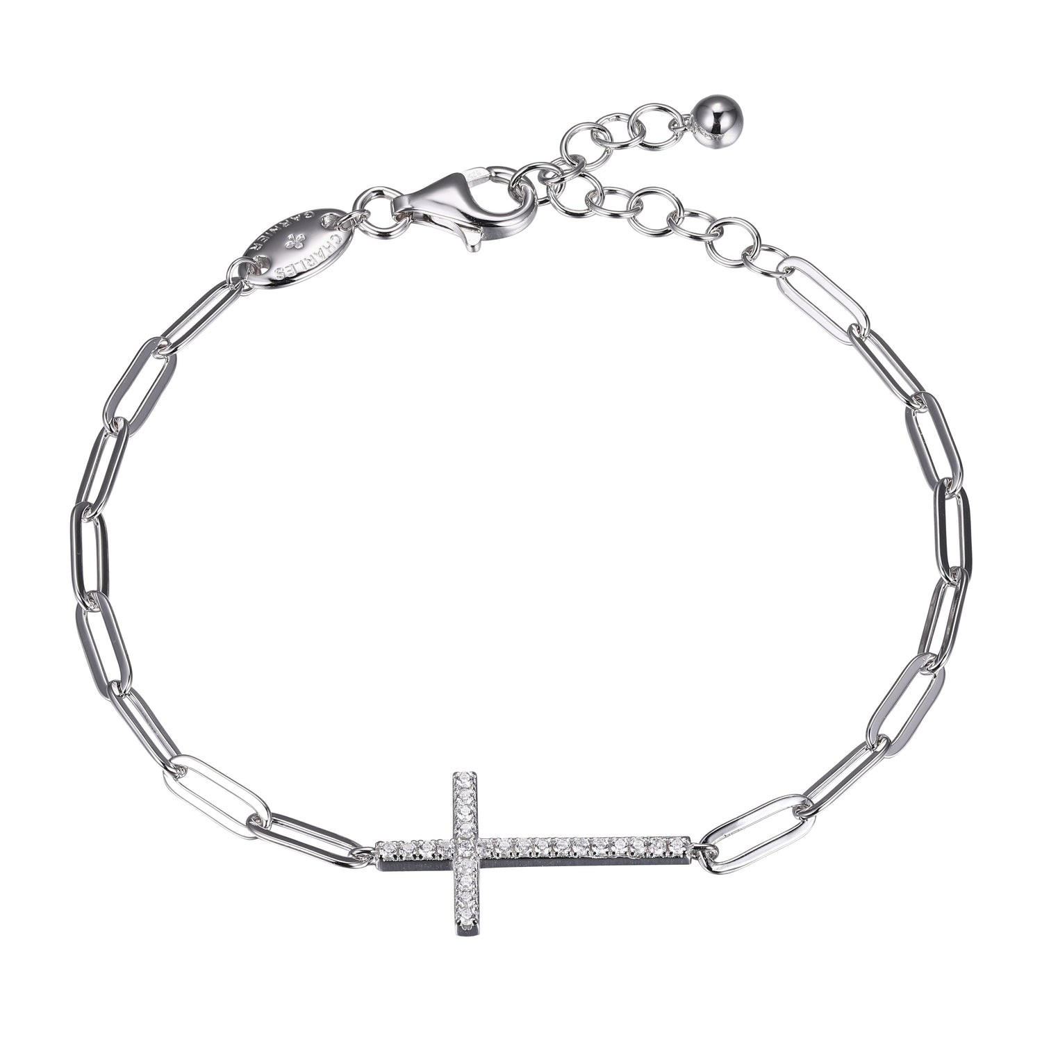 Sideways Cross Bracelet