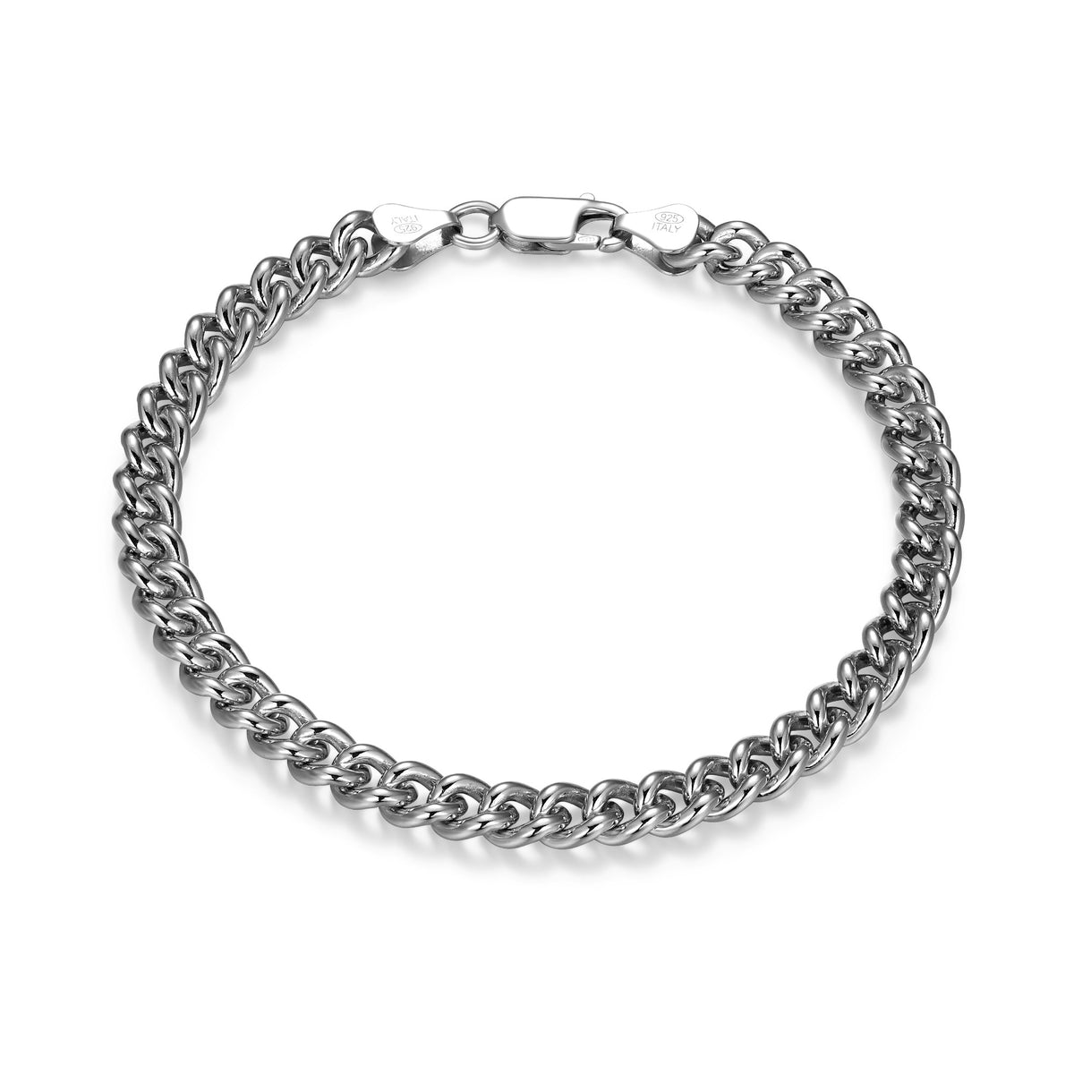 ETHOS Silver Curb Bracelet
