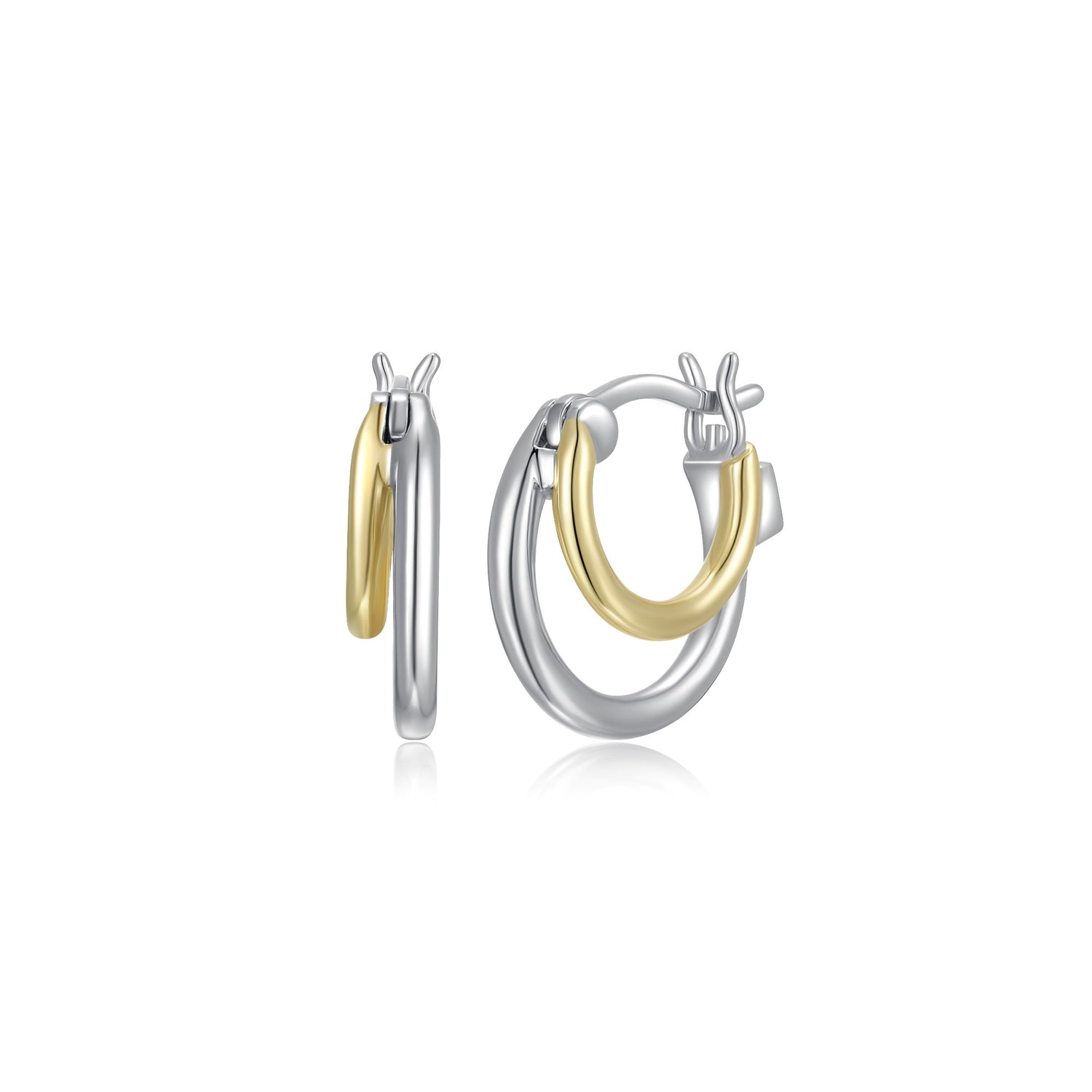 Double Layer Hoop Earrings