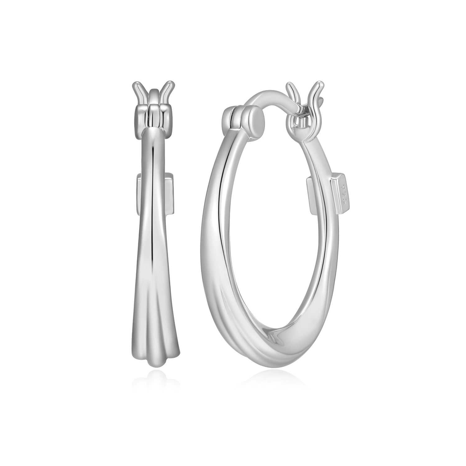 Graduated Hoop Earrings