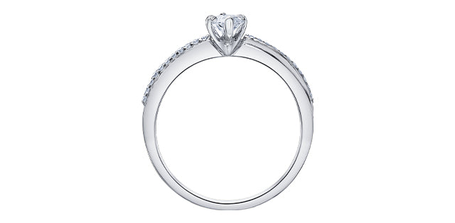 Maple Leaf Diamonds Eternal Flames Engagement ring