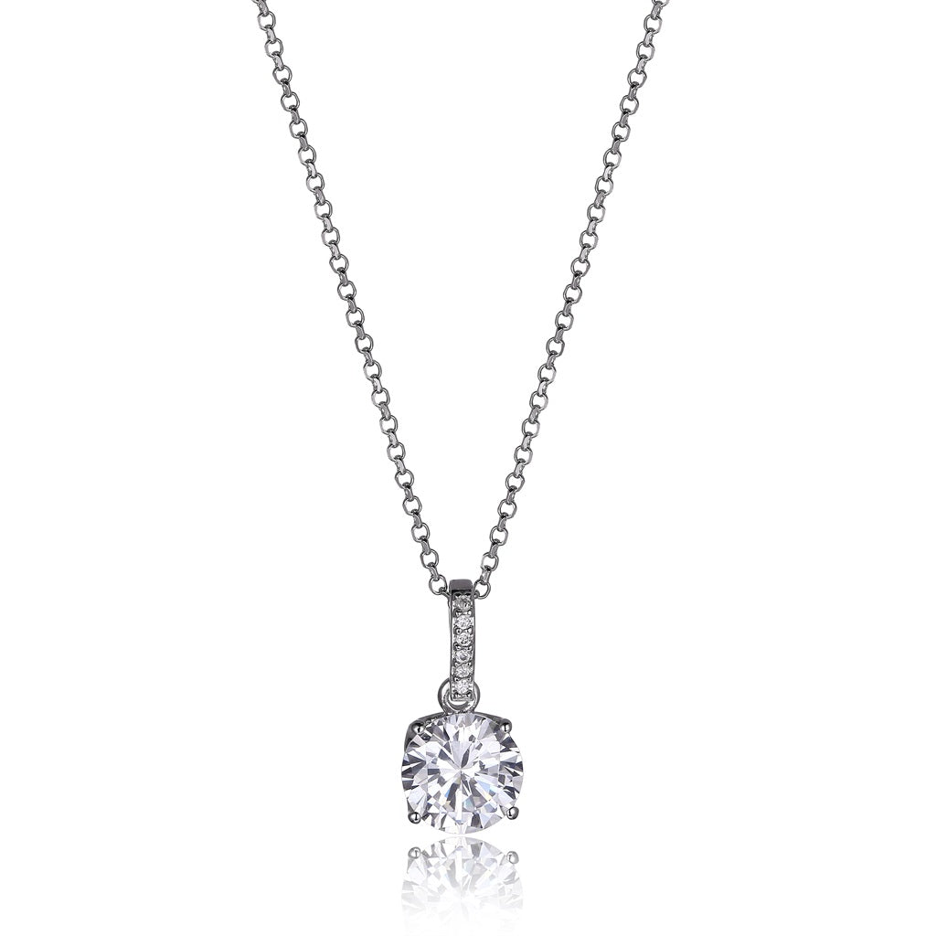 8mm Diamondlite CZ Pendant.