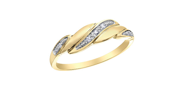 10K Diamond Fashion Ring 0.05TDW