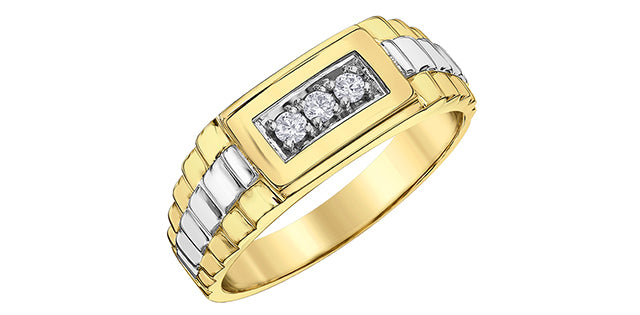 Diamond Days 10k yellow and wh