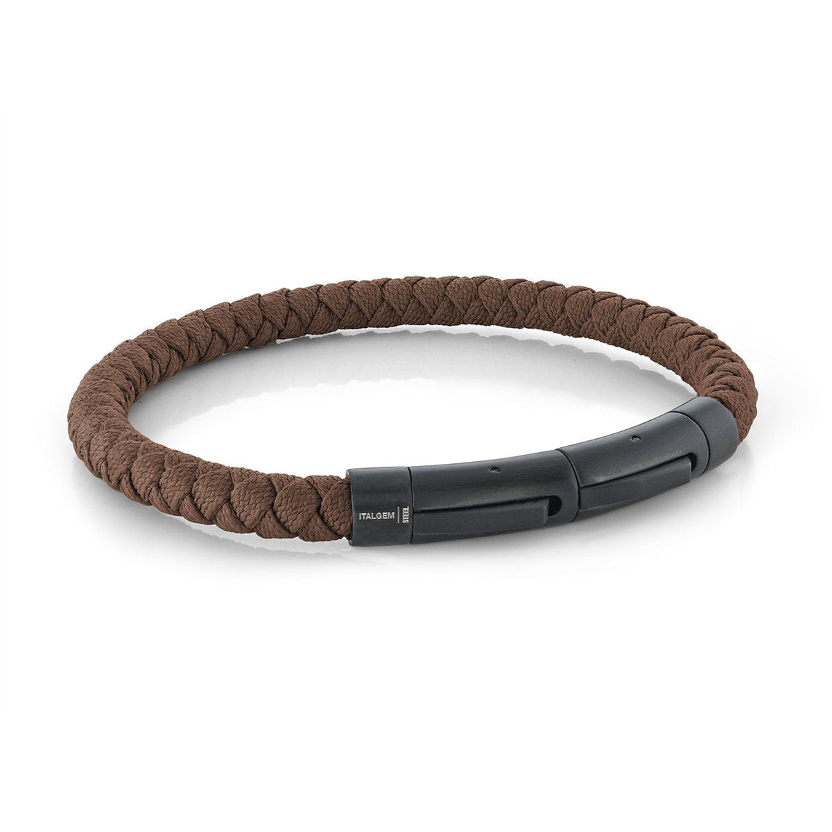 Dark Brown Corded Braided Bracelet