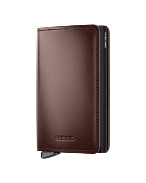 Secrid Premium Slimwallet Dusk Dark Brown Leather