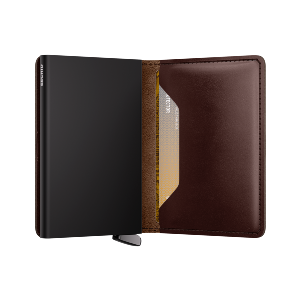 Secrid Premium Slimwallet Dusk Dark Brown Leather