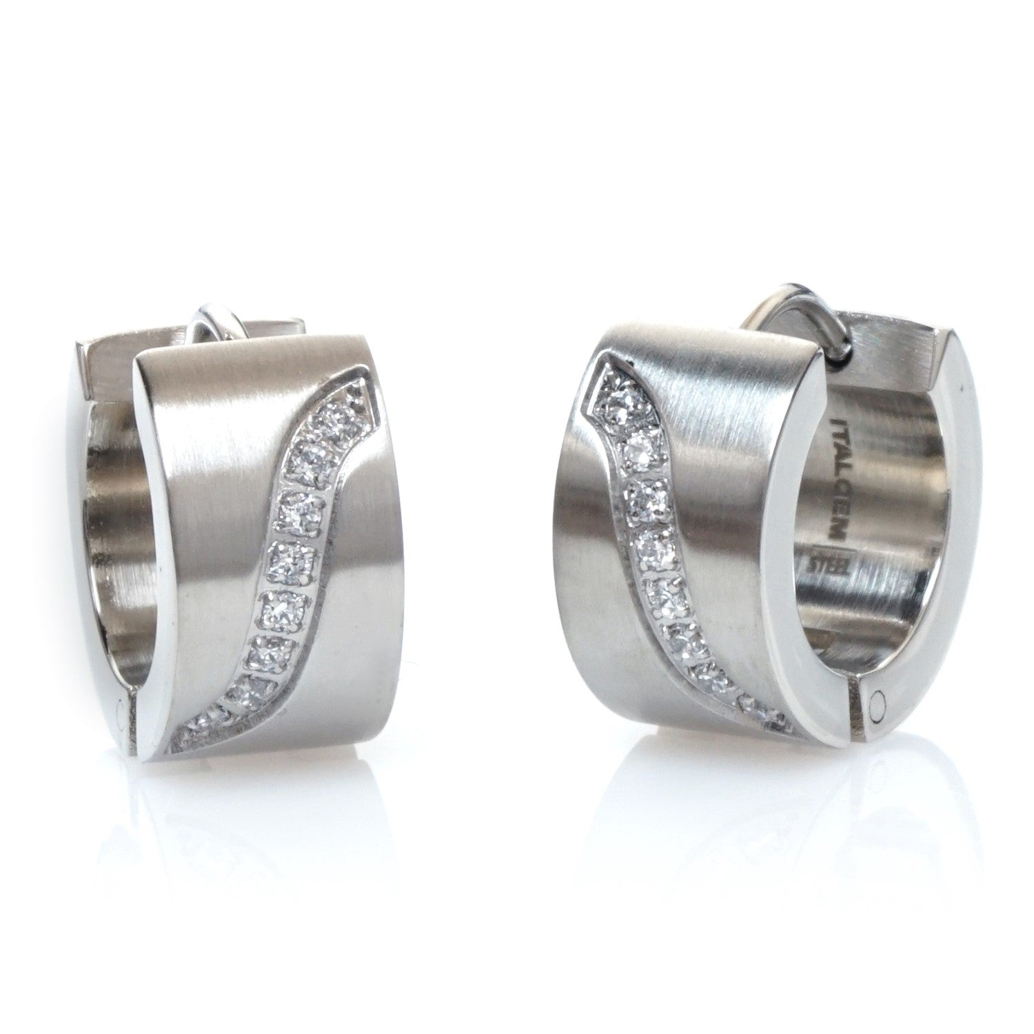 Round Hoop Earrrings