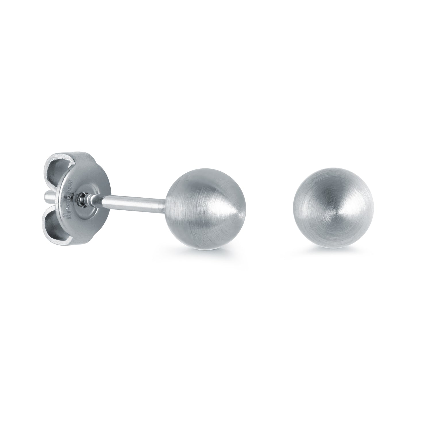 Steel 5mm Brushed Ball Studs