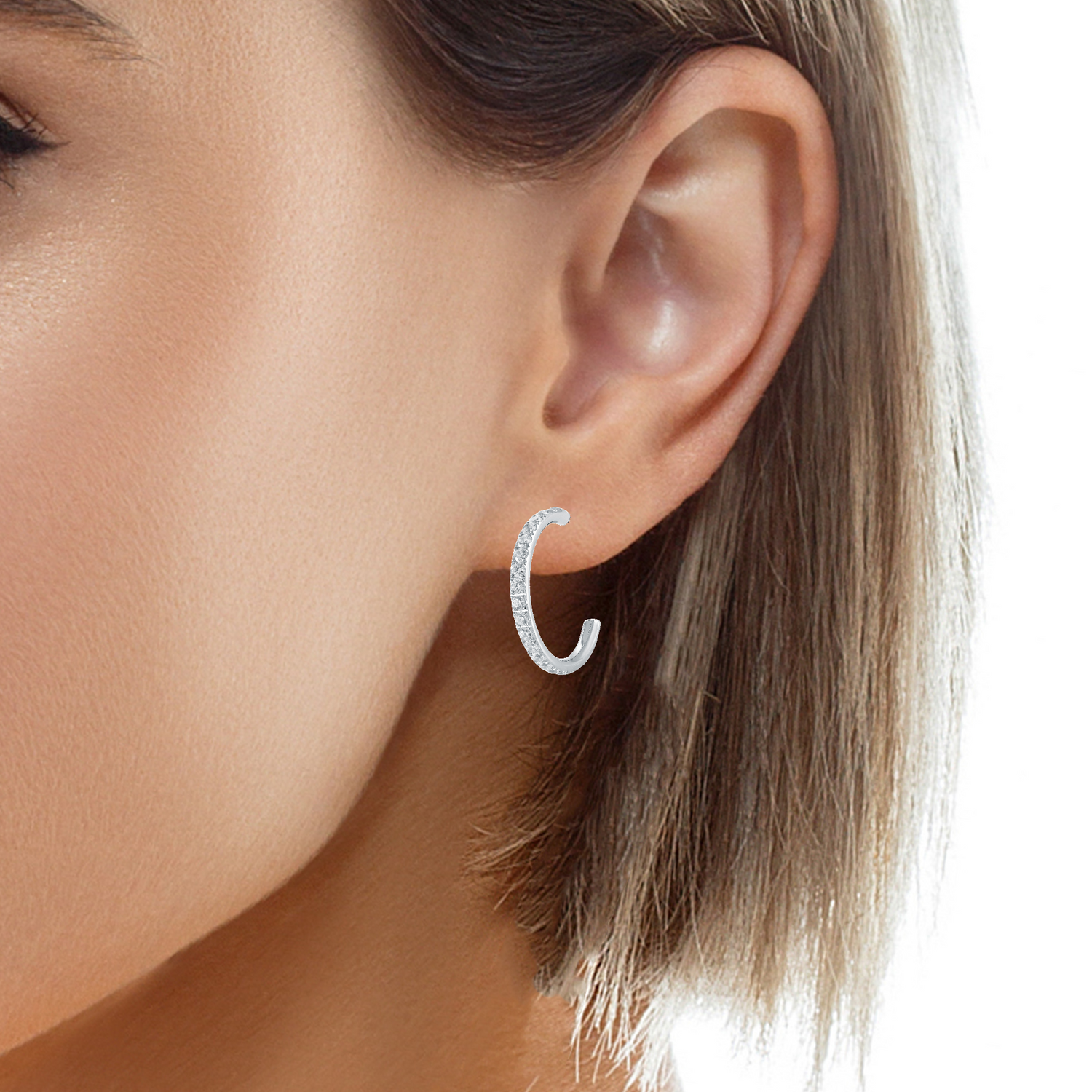 Italgem Steel 22mm open hoop e