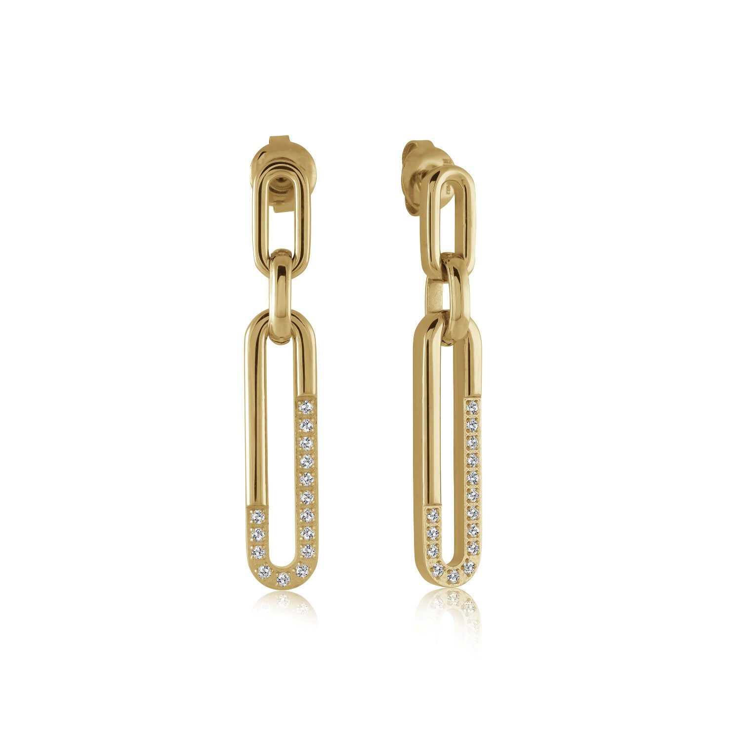 FINAL SALE - Italgem Steel Dangle Earrings