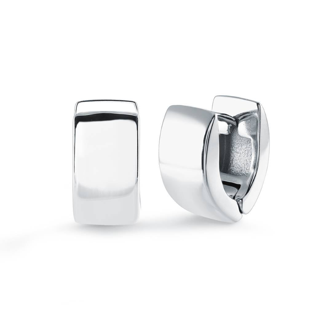 U-Shaped Huggie Earrings