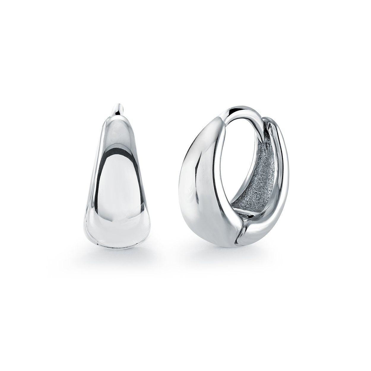 Children’s Stainless Steel 10mm Wide Bottom Hoop Earrings