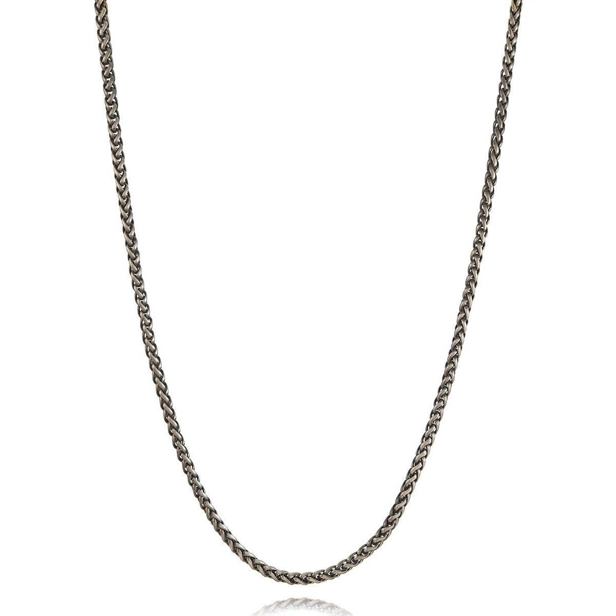 Gunmetal 3mm Stainless Steel Chain, 22"