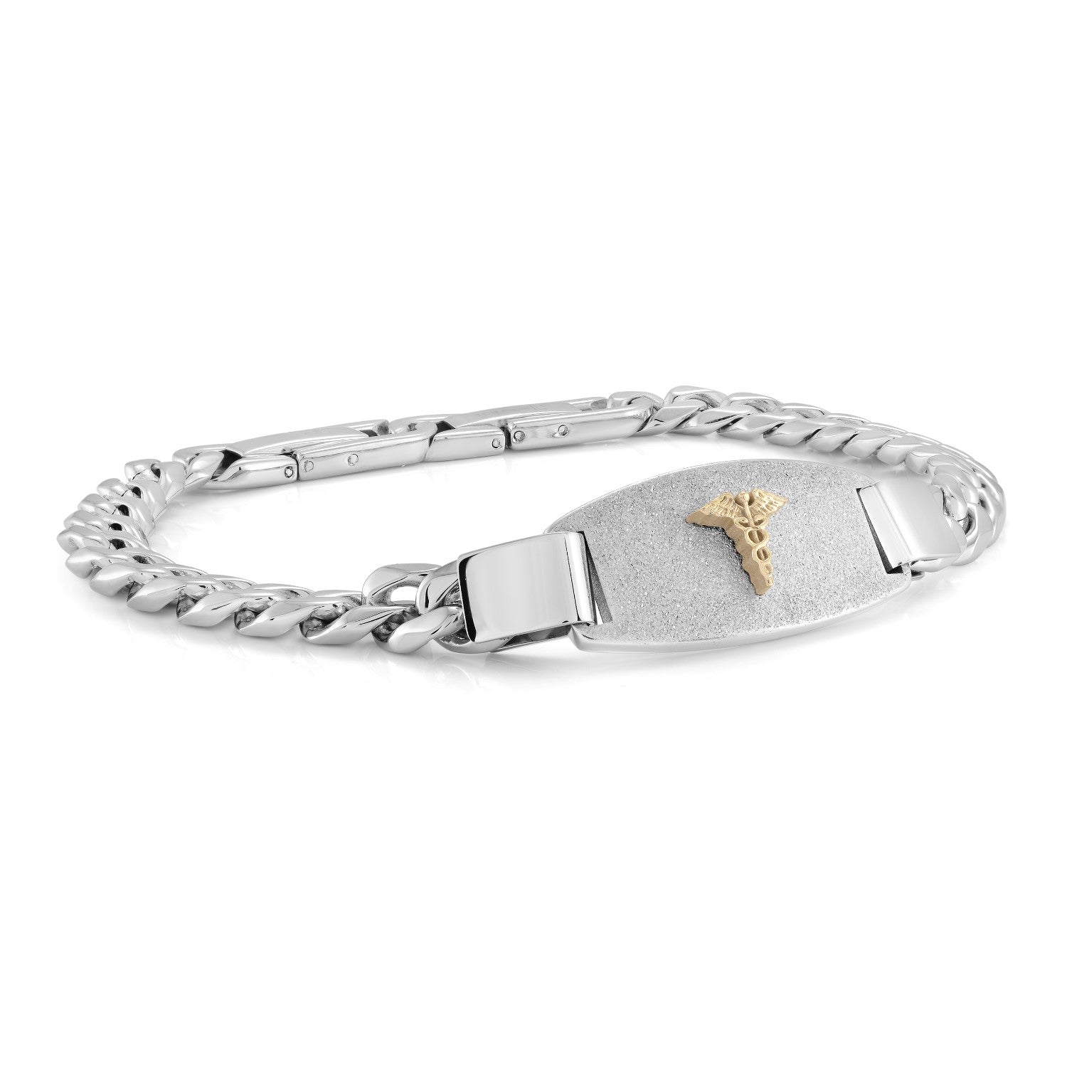 Italgem Steel Medical ID Bracelet