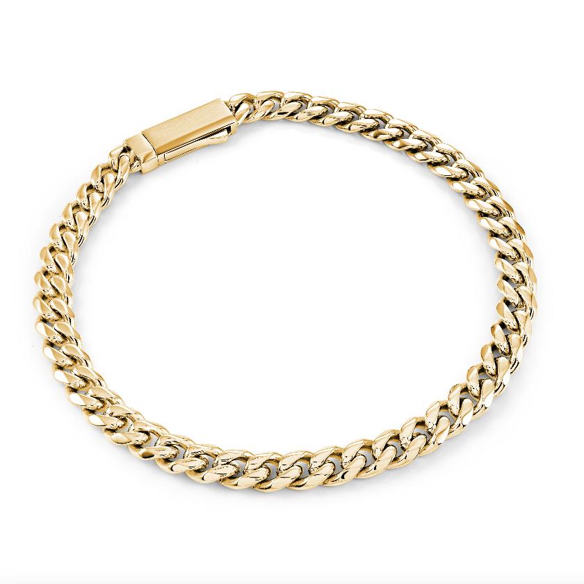 Key Clasp 4.6MM Curb Link Bracelet
