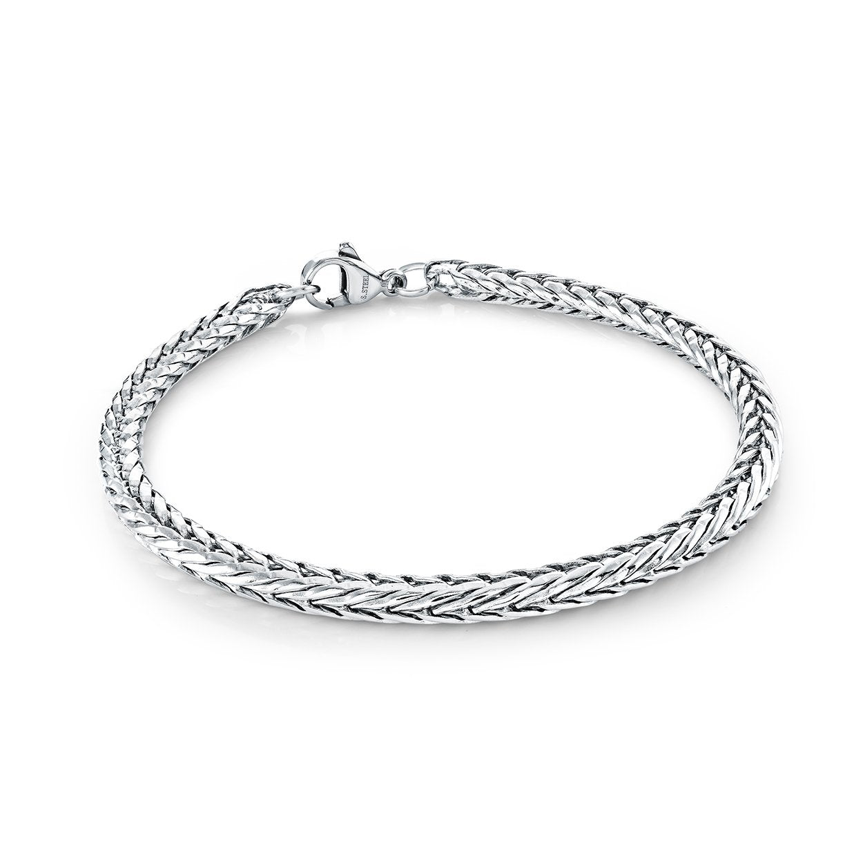 Italgem Stainless Steel 4.5mm Franco Link Bracelet