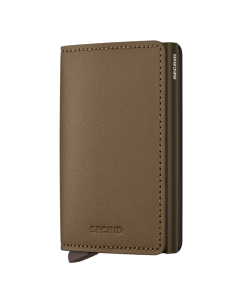 Secrid Slimwallet Satin Bronze Leather