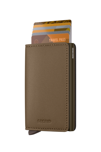 Secrid Slimwallet Satin Bronze Leather