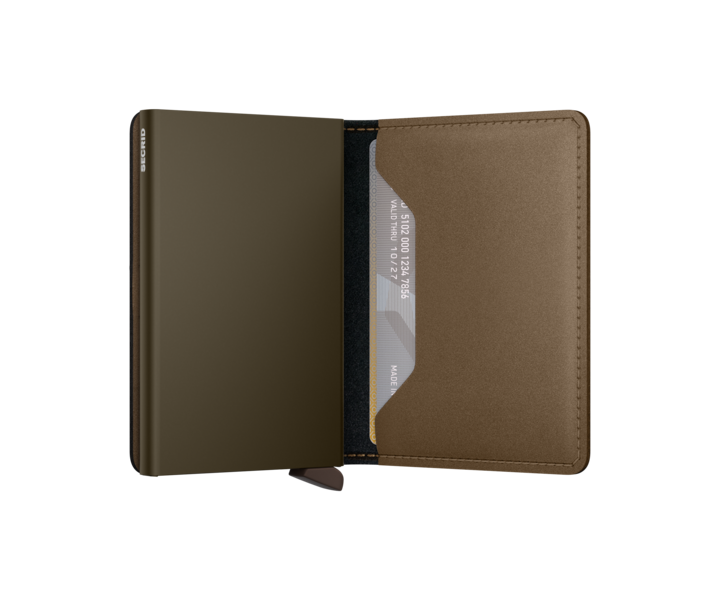 Secrid Slimwallet Satin Bronze Leather