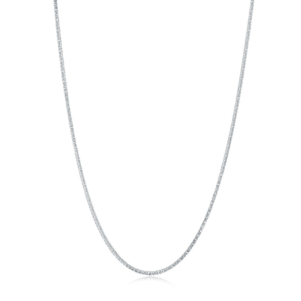 Stainless Steel Foxtail Chain, 18"