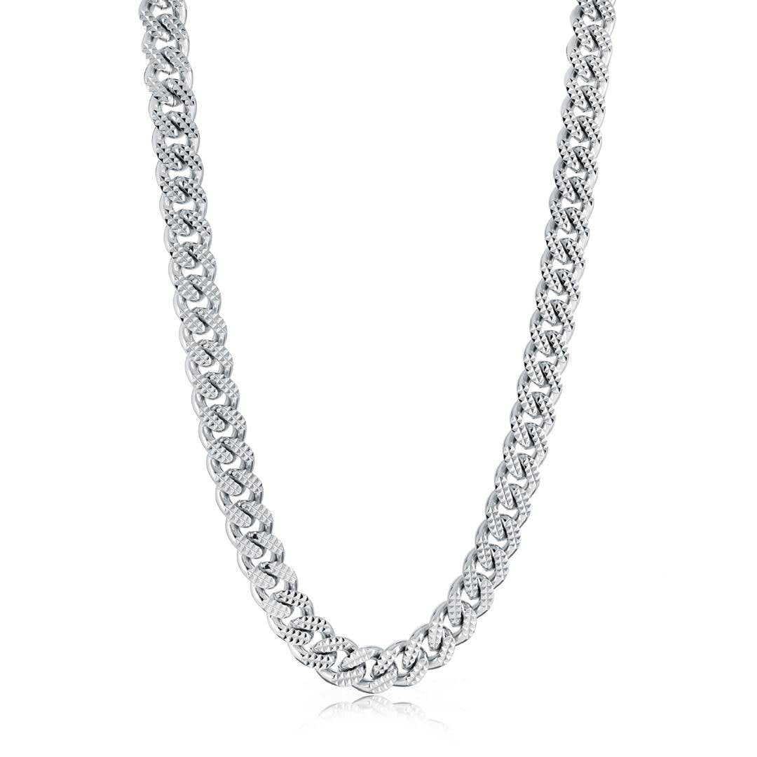 10MM Diamond Cut Curb Link Chain