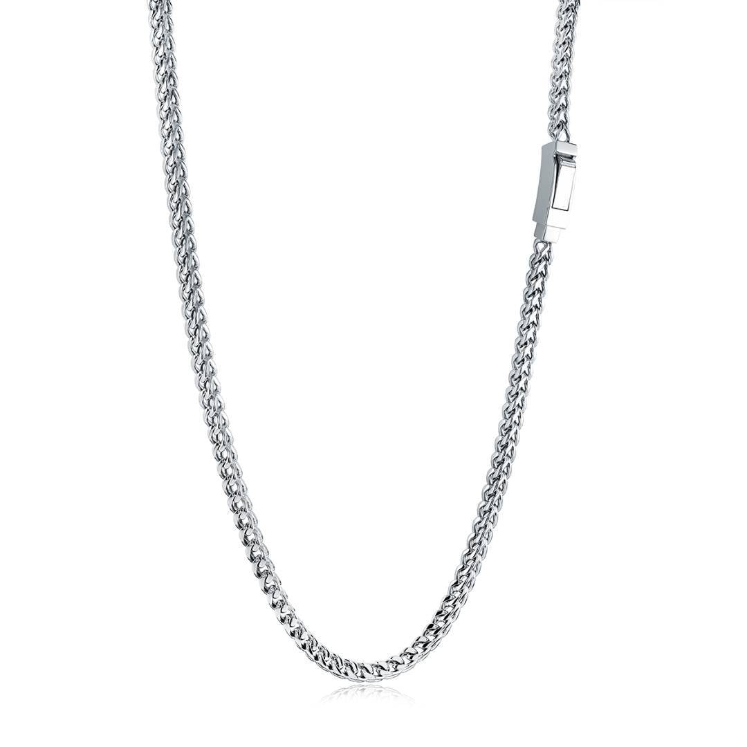 Italgem Stainless Steel 4mm Square Franco Link Chain