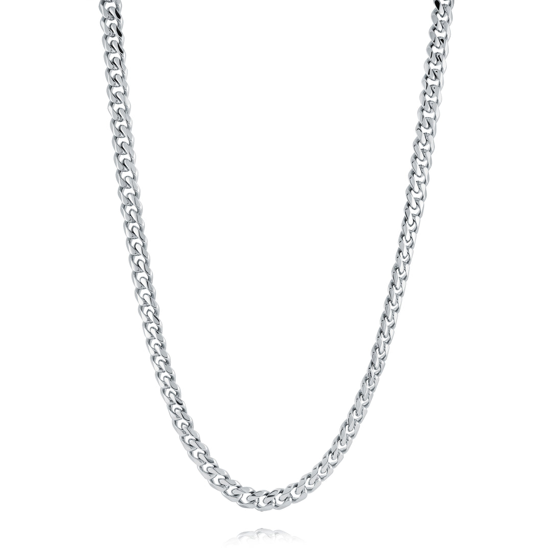 6MM Curb Link Polished Chain, 24"