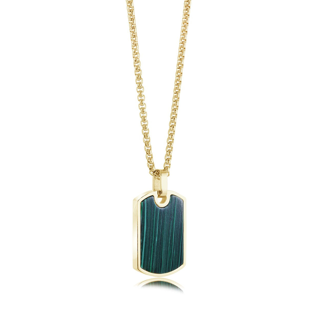 Malachite Micro Dog Tag